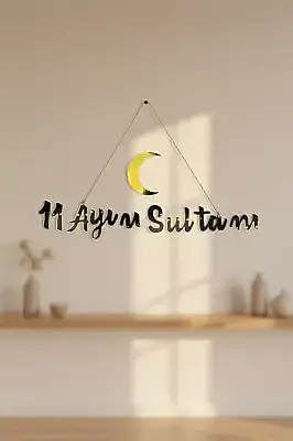 11 Ayın Sultanı Varaklı Kaligrafi Yazı - 4