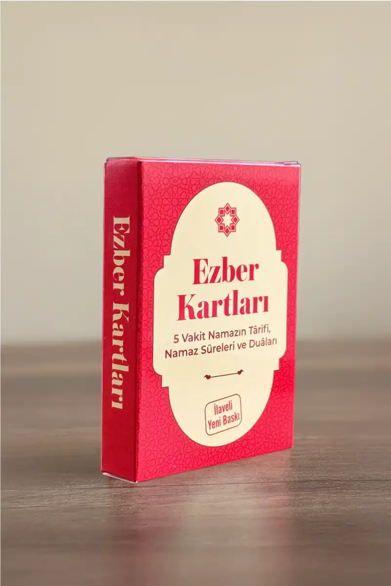 5 Vakit Namazın Tarifi Namaz Sureleri ve Duaları Ezber Kartları - 1