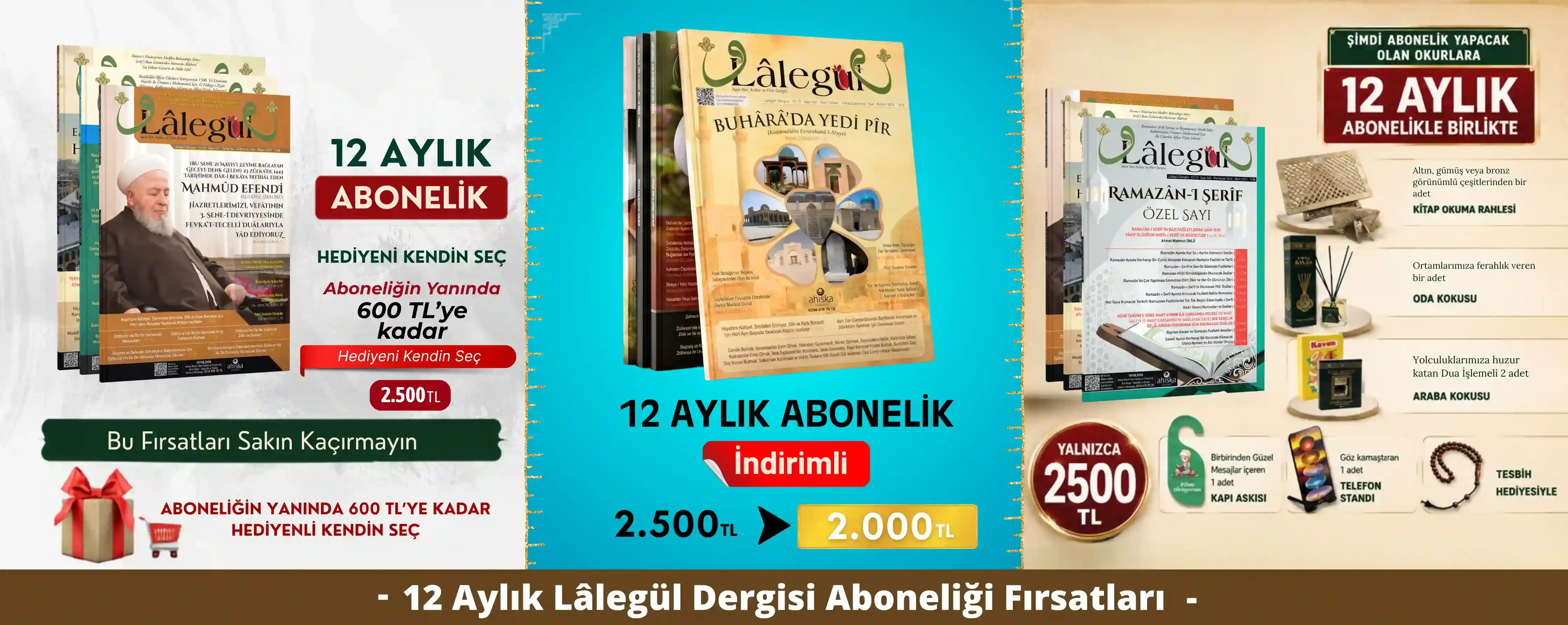 3 seçenek