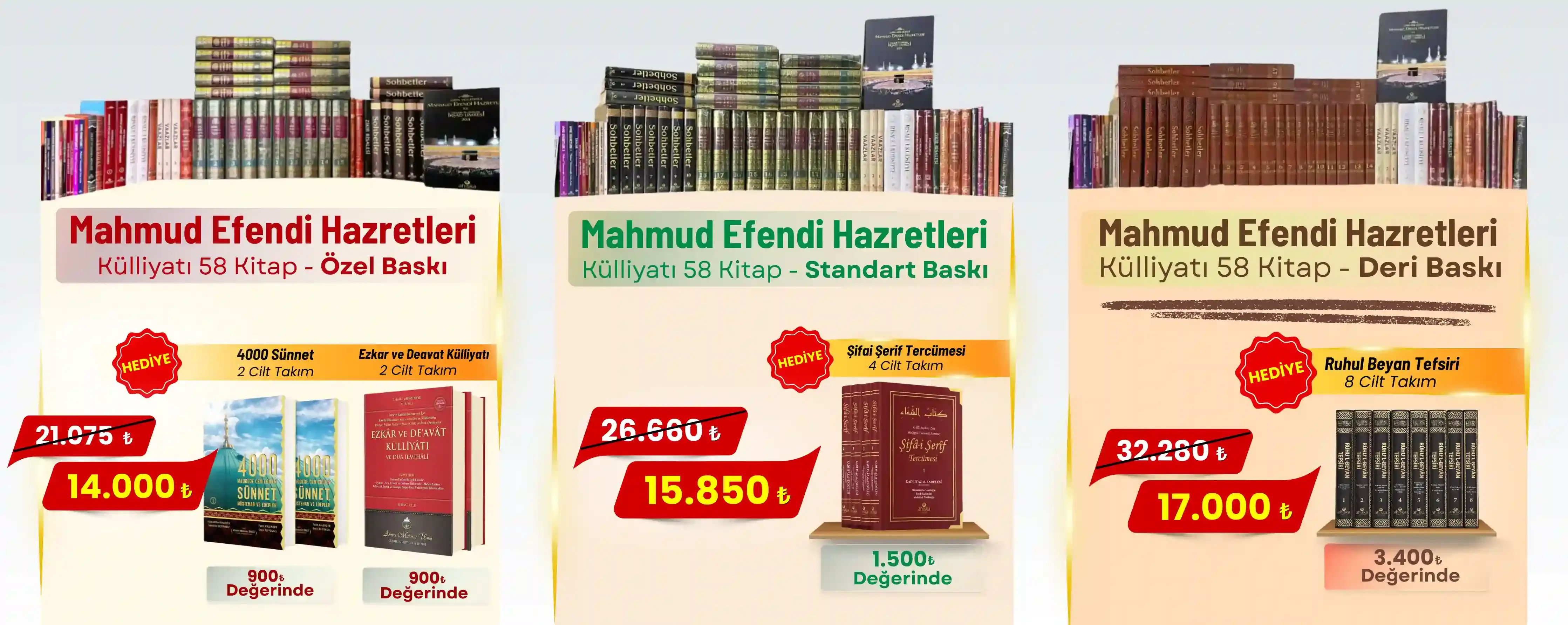 külliyat 3 set bir arada 