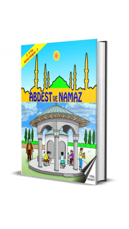 Abdest ve Namaz - Karton Kitap 2 - 2-5 Yaş - Uysal Yayıncılık