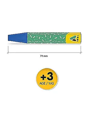 Adel Altıgen Pastel Boya 12 Renk Karton Kutu - 6
