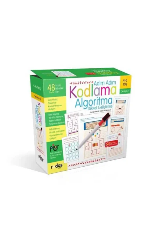 Adım Adım Kodlama Algoritma Dikkat Geliştirme - Piar Kids