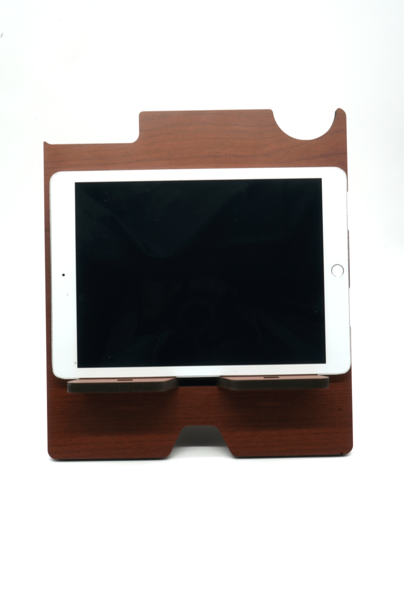 Ahşap Kitap Okuma ve Tablet Standı Organizer - 4