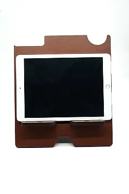 Ahşap Kitap Okuma ve Tablet Standı Organizer - 8