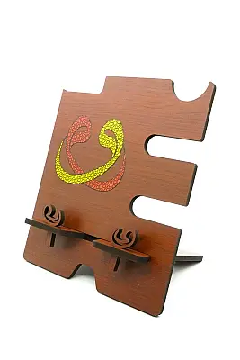 Ahşap Kitap Okuma ve Tablet Standı Organizer - 11