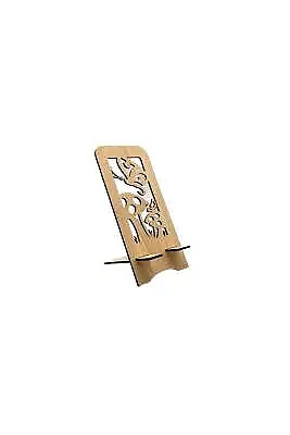 Ahşap Telefon Standı Kelebek - 2