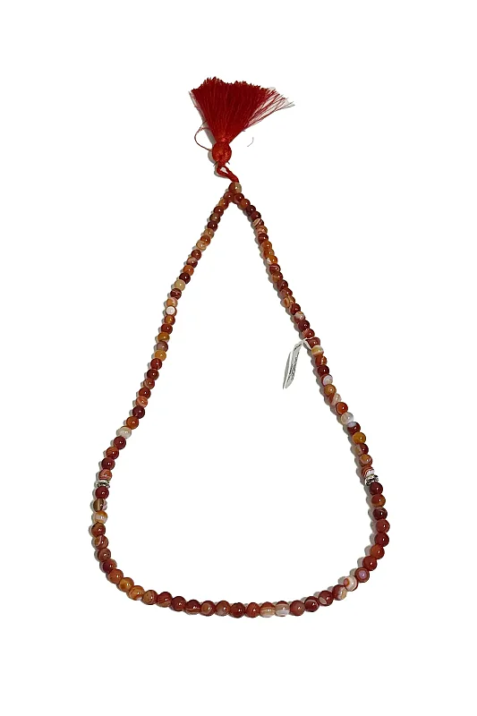 Akik Madakaskar 6 mm 99Lü Tesbih Doğal Taş Tesbih - Doğal Taş