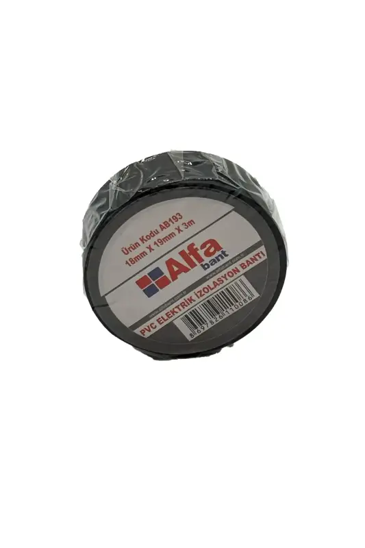 Alfa Elektrik Bandı Siyah 3 Mt - Alfa