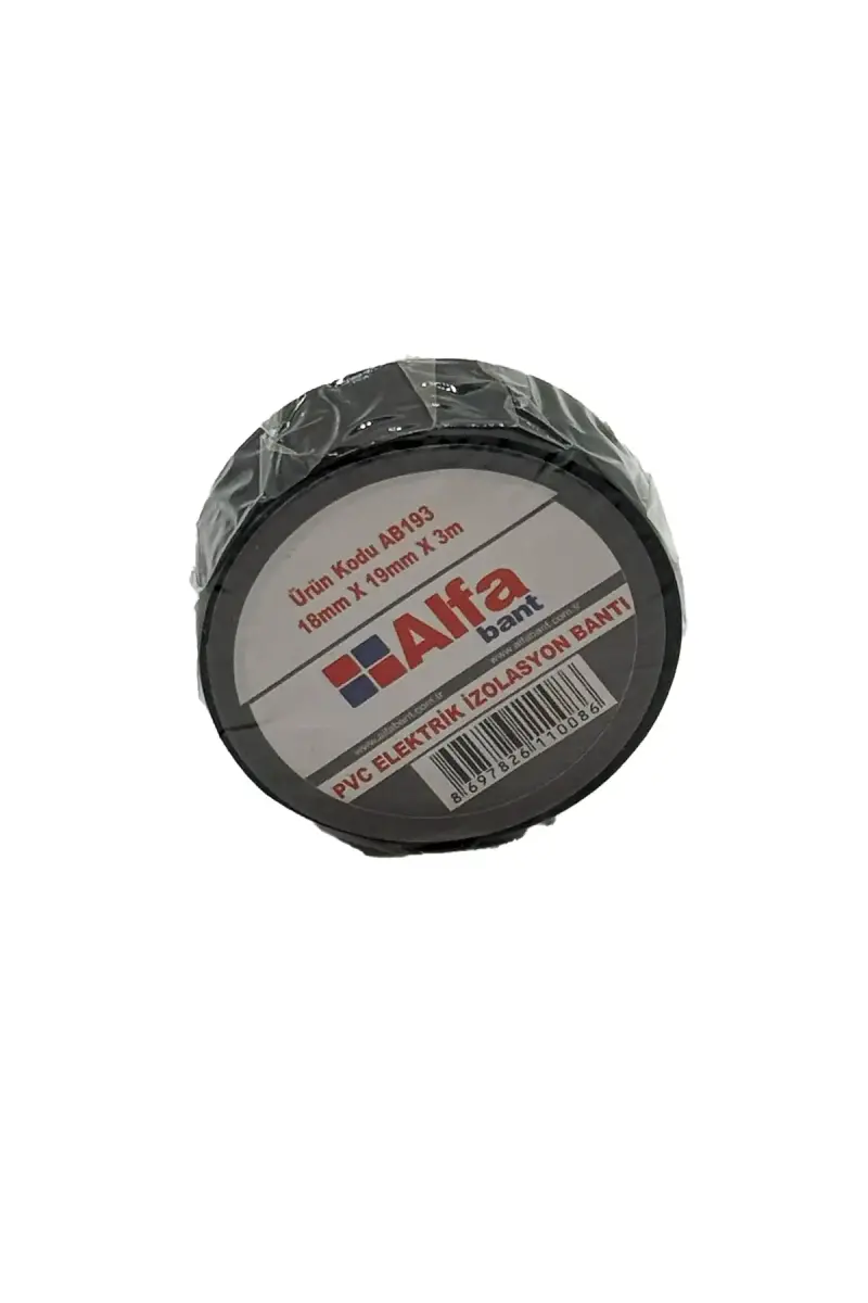 Alfa Elektrik Bandı Siyah 3 Mt 10Lu - 1