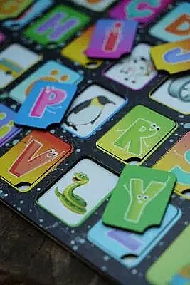 Alfabe Eğitici Ahşap Yapboz Renkli - 4
