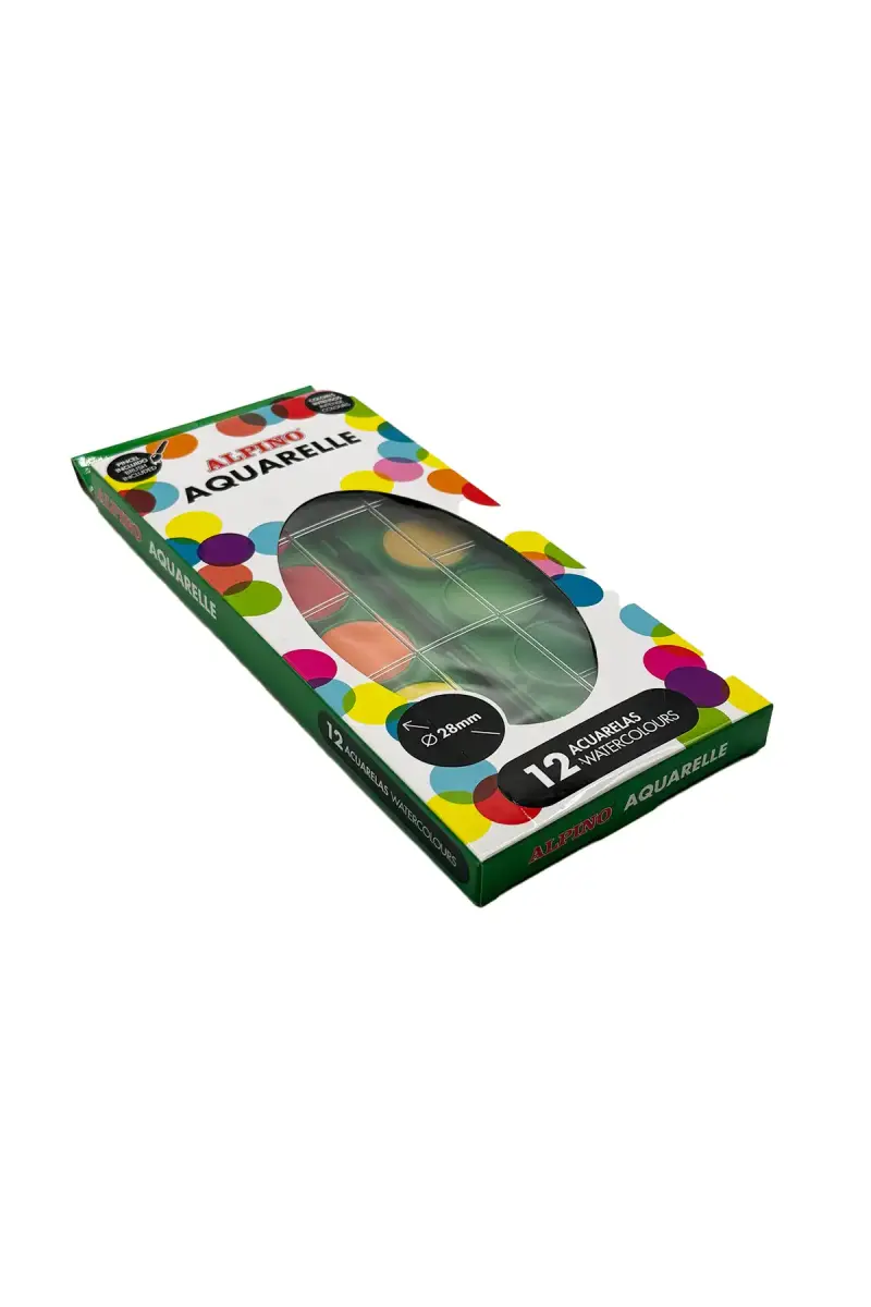 Alpino Sulu Boya Fırça Hediyeli 12 Li - 1