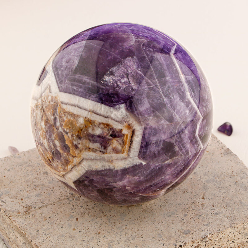 Ametist Doğal Taş Küre (0,819 kg) - 2