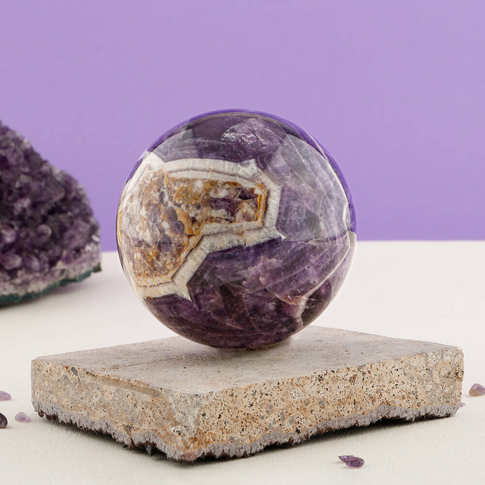 Ametist Doğal Taş Küre (0,819 kg) - 3