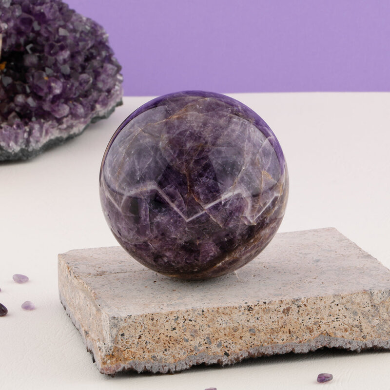Ametist Doğal Taş Küre - 2