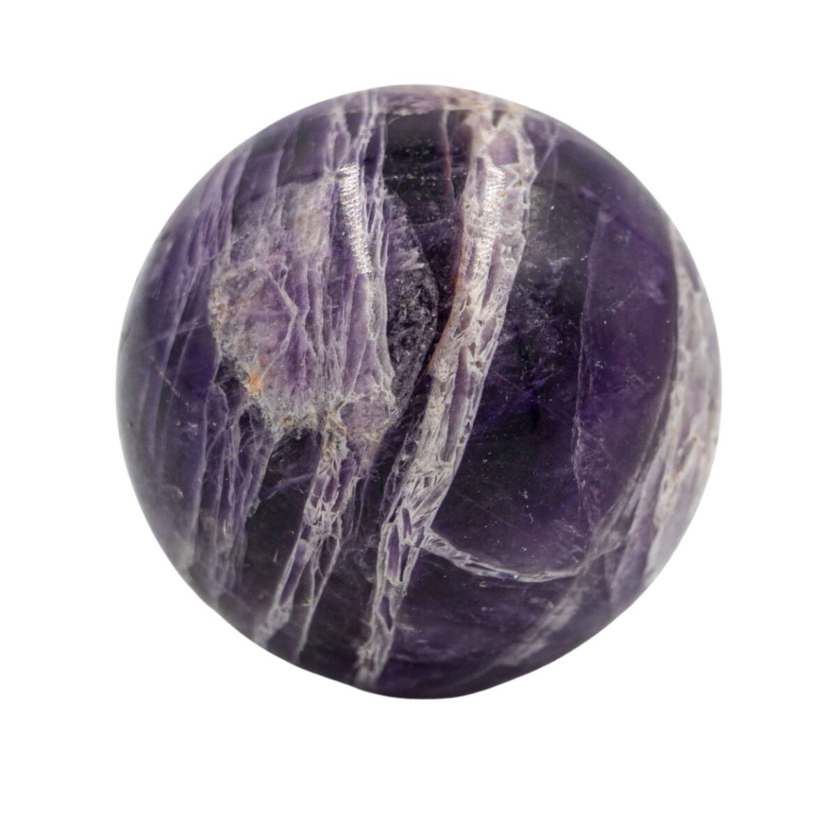 Ametist Doğal Taş Küre Tımbıl El Taşı - 3