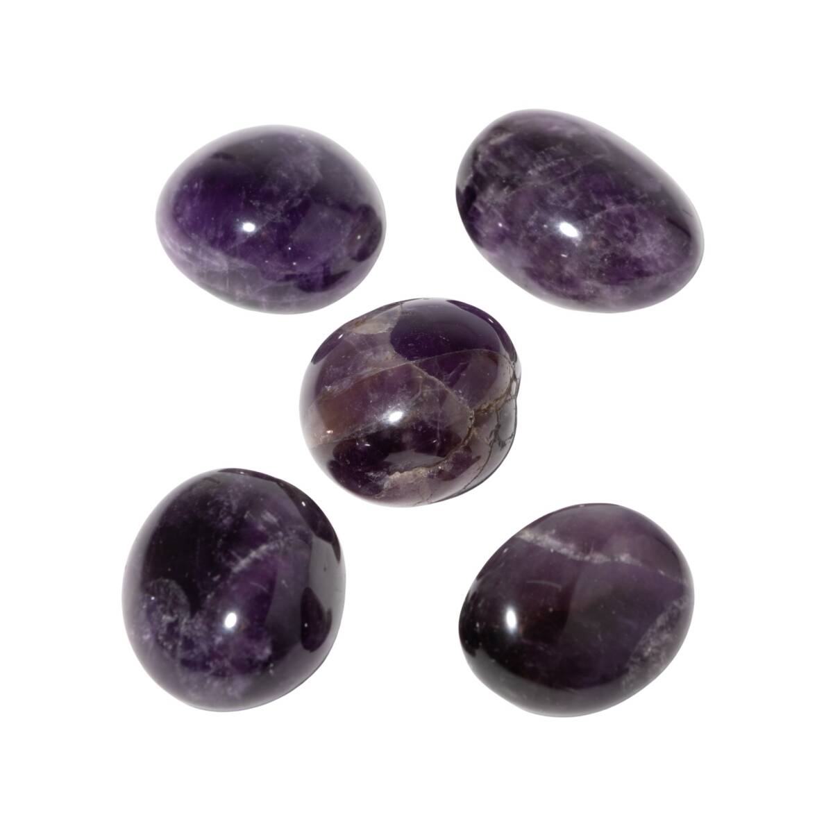 Ametist Doğal Taş Tımbıl El Taşı - 1