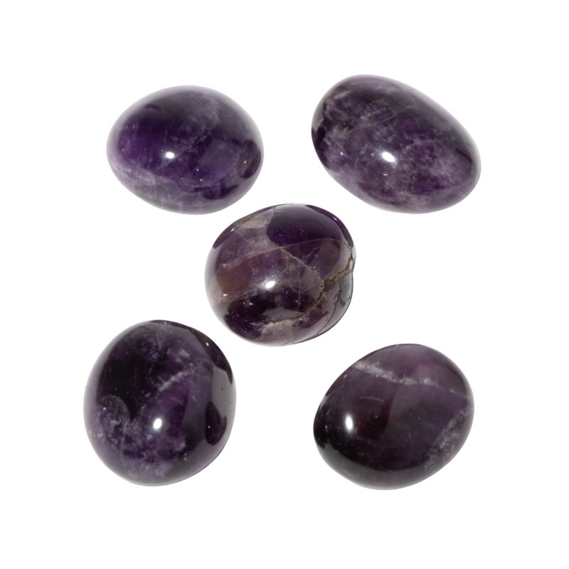 Ametist Doğal Taş Tımbıl El Taşı - 4