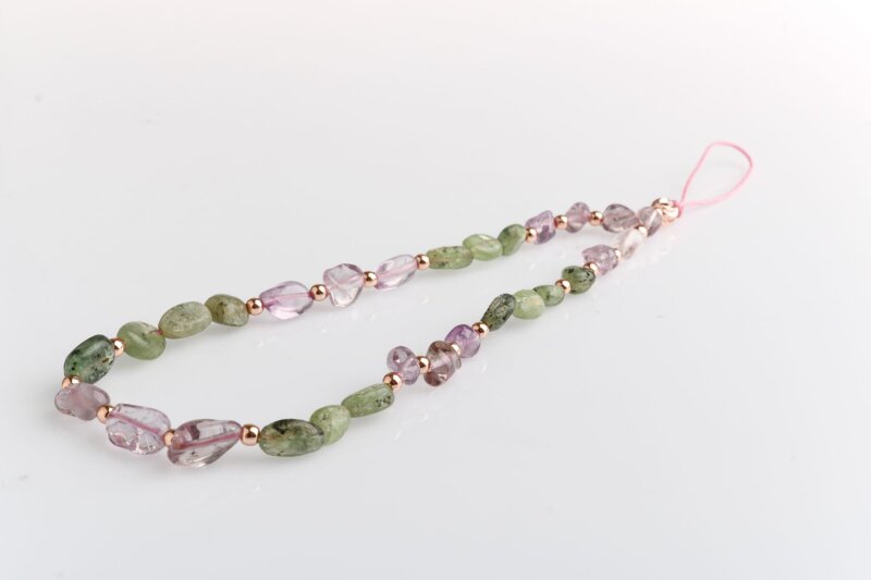 Ametist, Kiyanit Doğal Taş Telefon İpi - 3