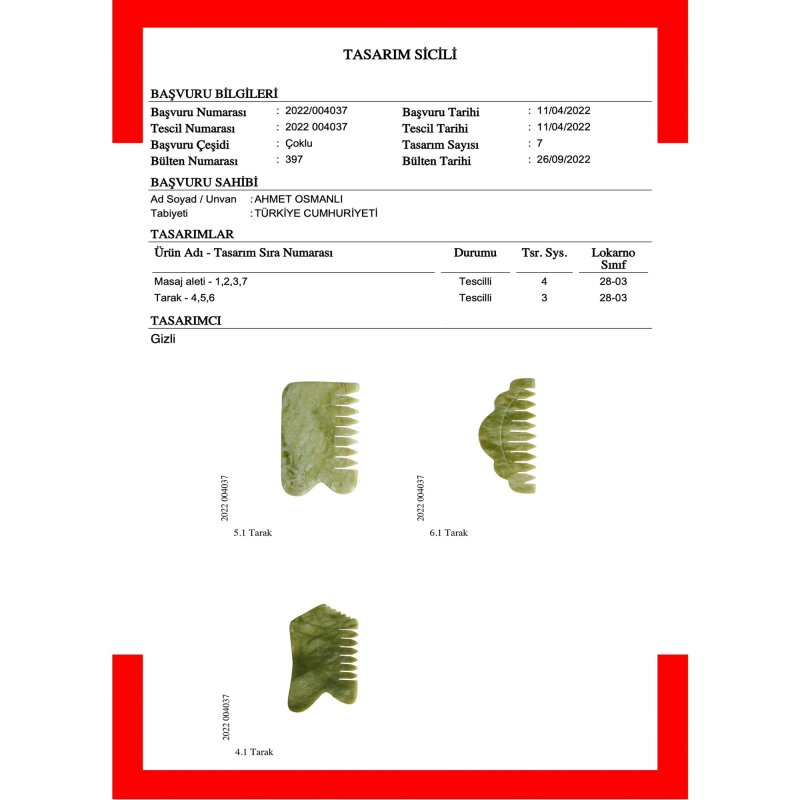 Ametist Taşı Gua Sha Yüz Masaj Taşı Kalpli - 6