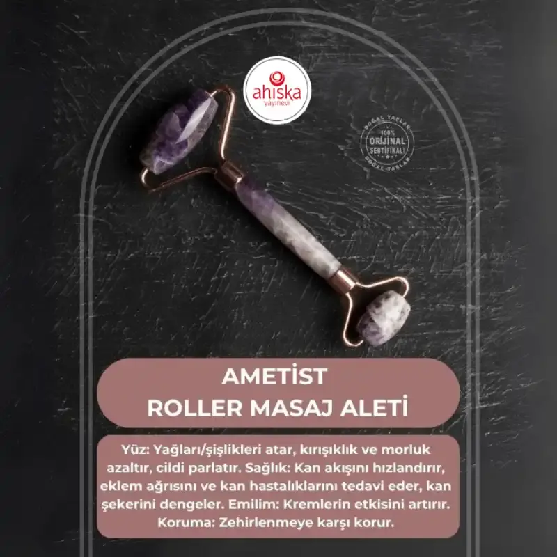 Ametist Taşı Roller Masaj Aleti - 2