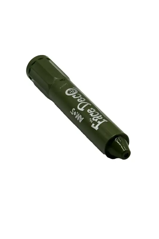 Amos Face Deco Haki Yüz Boyası 12 ml Ruj Uç - Amos