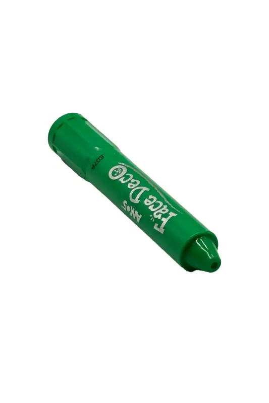 Amos Face Deco Yeşil Yüz Boyası 12 ml Ruj Uç - Amos