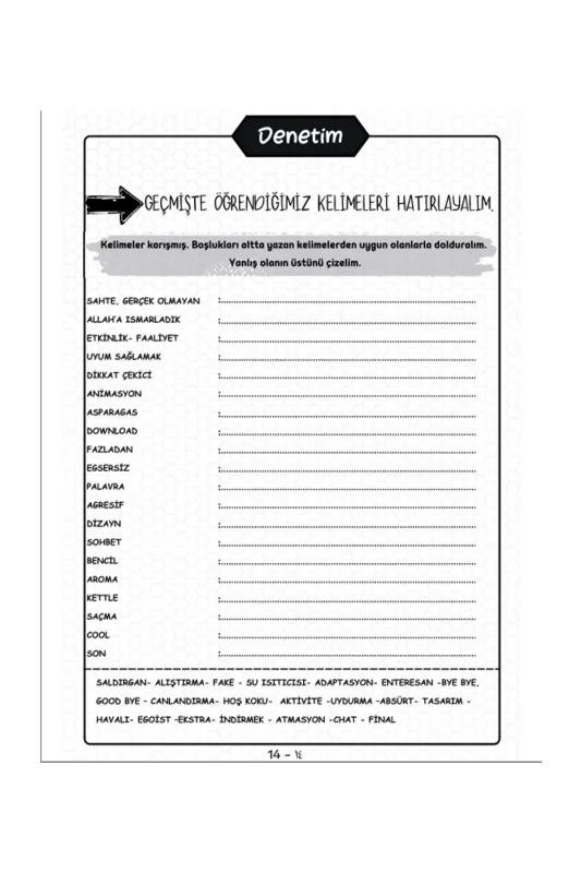 Anadilimizi Konuşalım 1 - 5