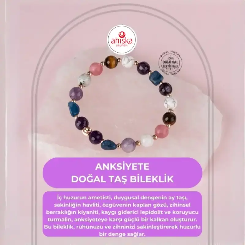 Anksiyete Doğal Taş Bileklik