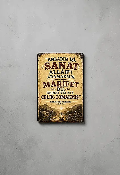 Anladım İşi Sanat MiniDekor Magnet Ayaklı 9×13,5 cm - 3