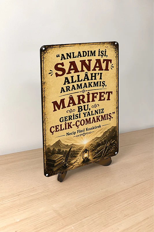 Anladım İşi Sanat MiniDekor Magnet Ayaklı 9×13,5 cm - 2