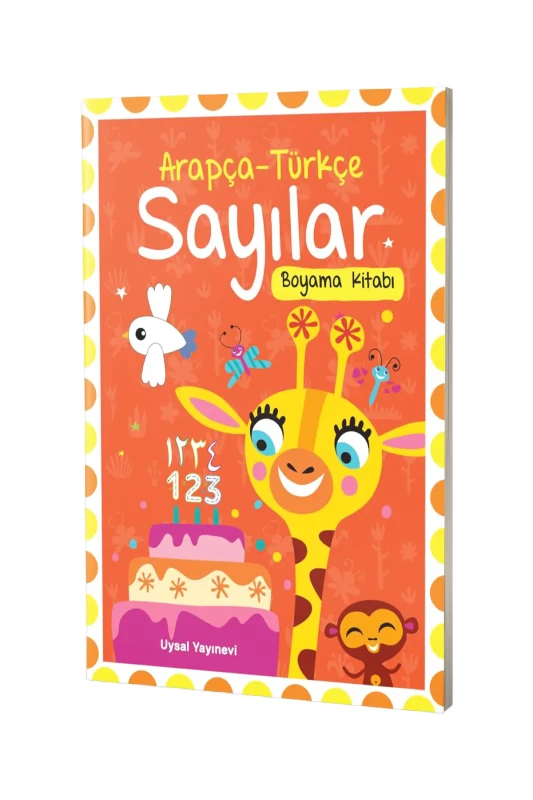 Arapça Türkçe Sayılar Boyama Kitabı - Uysal Yayıncılık