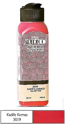 Artdeco Akrilik Boya 140 ml Kadife Kırmızı - 1