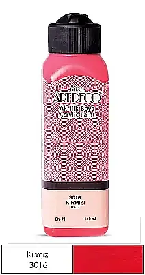 Artdeco Akrilik Boya 140 ml Kırmızı - 1