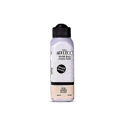 Artdeco Akrilik Boya 140 ml Metalik Gümüş - 2