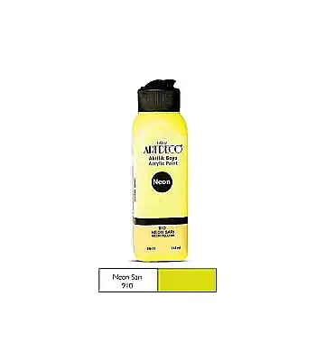 Artdeco Akrilik Boya 140 ml Neon Sarı - 1