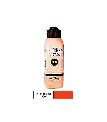 Artdeco Akrilik Boya 140 ml Neon Turuncu - Artdeco
