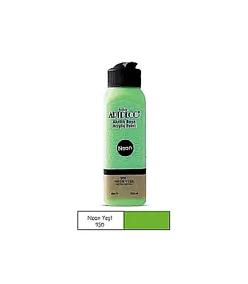 Artdeco Akrilik Boya 140 ml Neon Yeşil - Artdeco
