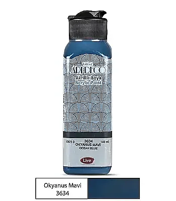 Artdeco Akrilik Boya 140 ml Okyanus Mavi - Artdeco