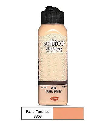 Artdeco Akrilik Boya 140 ml Pastel Turuncu - Artdeco