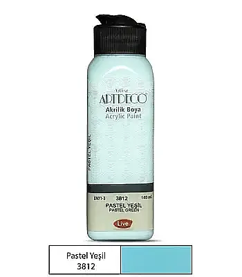Artdeco Akrilik Boya 140 ml Pastel Yeşil - 2