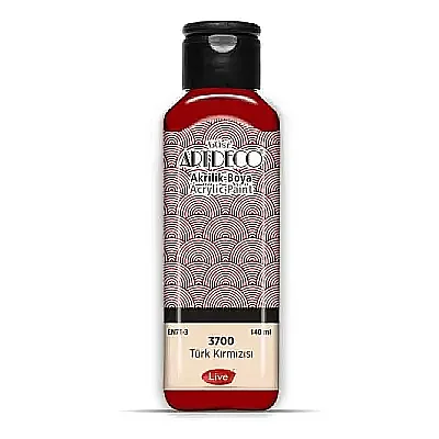 Artdeco Akrilik Boya 140 ml Türk Kırmızısı - Artdeco