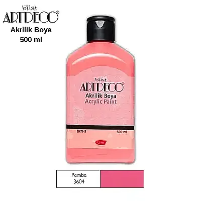 Artdeco Akrilik Boya 500 ml Pembe - 2