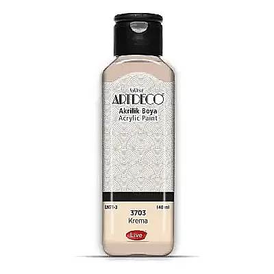 Artdeco Akrilik Boya Krema 3703 - Artdeco