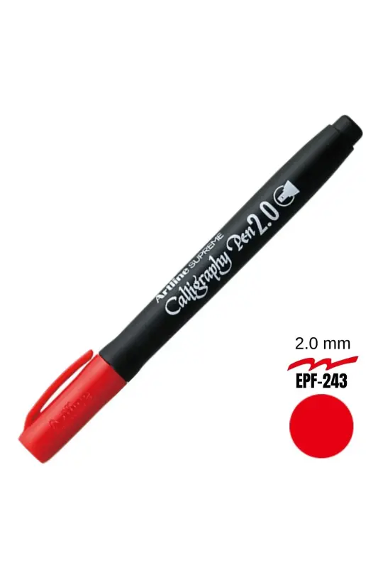 Artline Supreme Kaligrafi Kalemi 2.0 Kırmızı - Artline