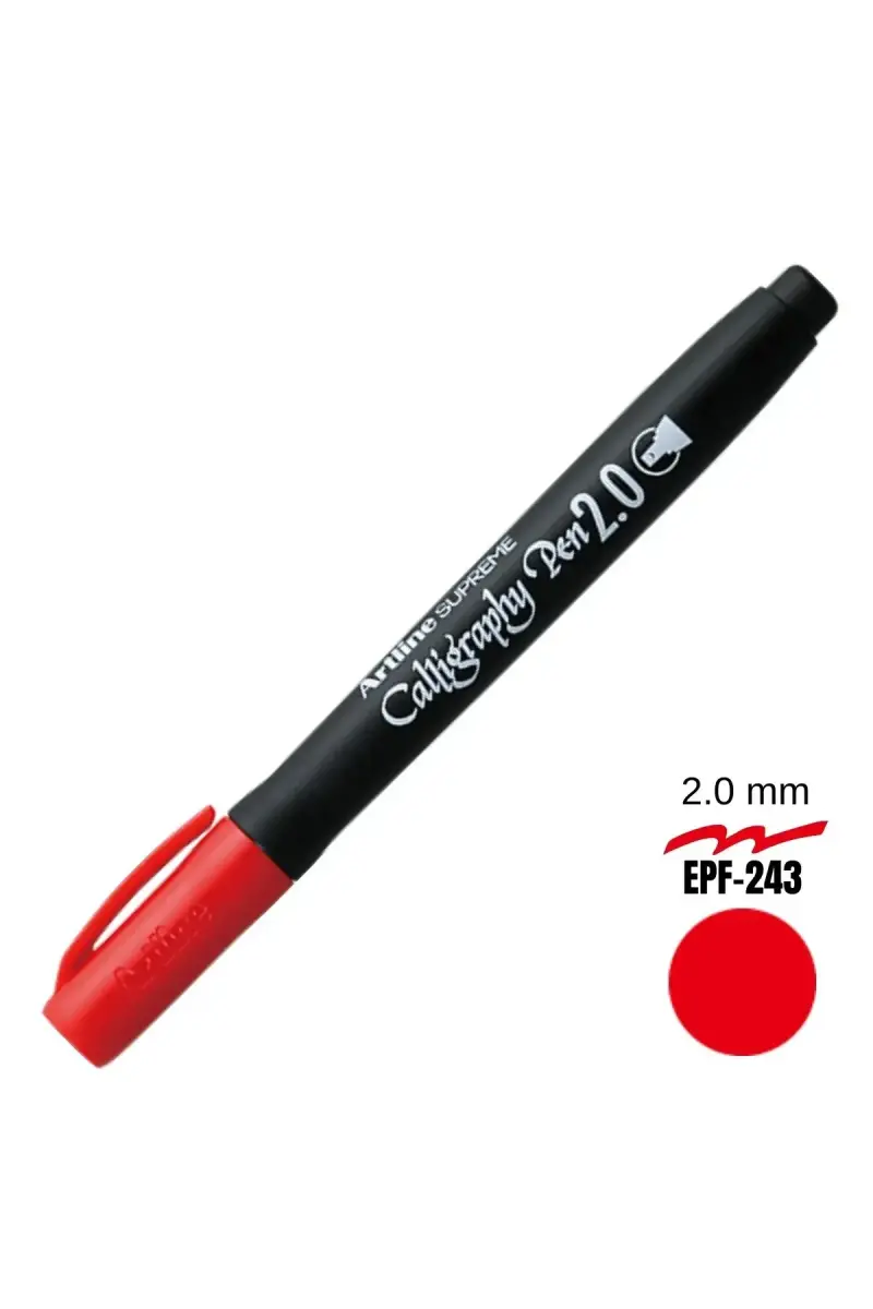 Artline Supreme Kaligrafi Kalemi 2.0 Kırmızı - 1