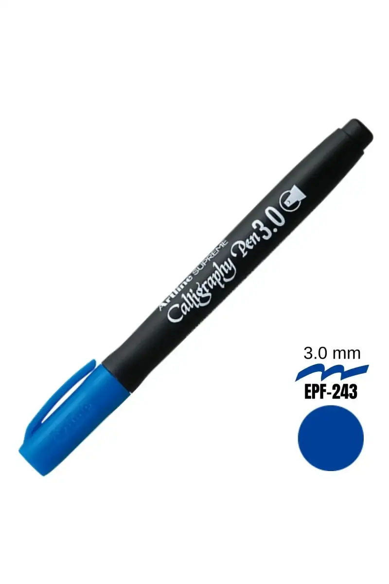 Artline Supreme Kaligrafi Kalemi 3.0 Mavi - 1