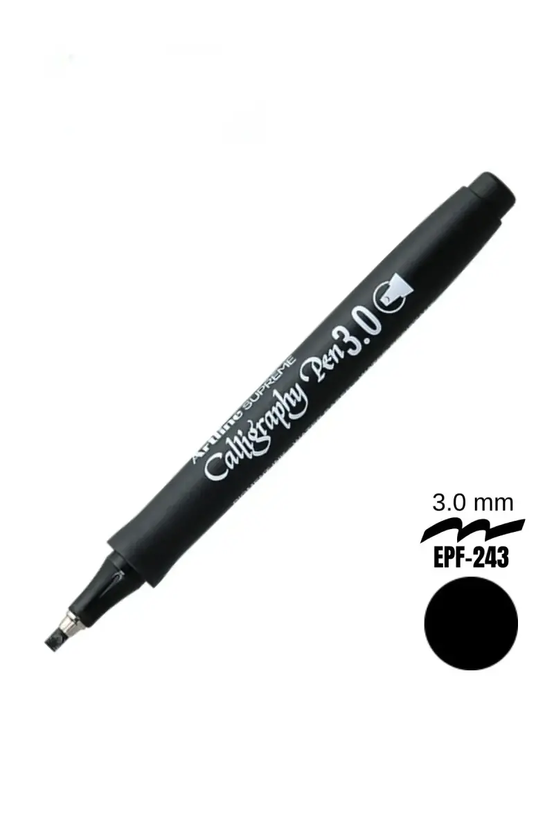 Artline Supreme Kaligrafi Kalemi 3.0 mm Siyah - 1