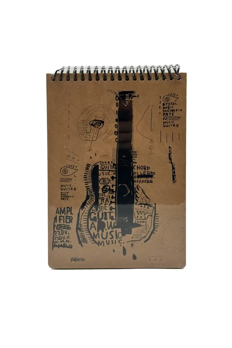 Atlas Papirüs Kraft Çizgisiz 100 Yp 16x23 Sert Kapak - 1