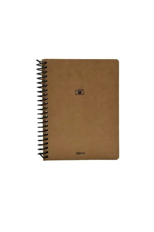 Atlas Papirüs Kraft Çizgisiz 80 Yp 14x19 Sert Kapak - Atlas
